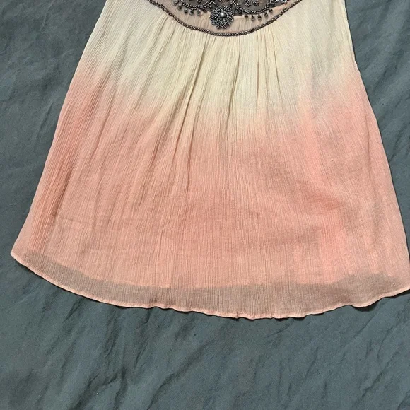 Free People Sunset Ombré Beaded Tunic Dress - Picture 10 of 16